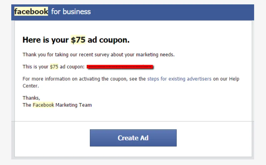 Cơ chế hoạt động của tín dụng quảng cáo Facebook